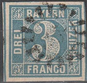 Bavaria #2  F-VF Used  CV $3.50  (A5060)