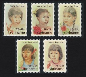 Suriname Child Welfare 5v 1981 MNH SG#1055-1059