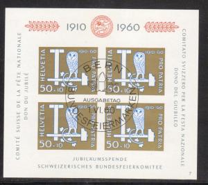 Switzerland Scott # B297, s/s, used