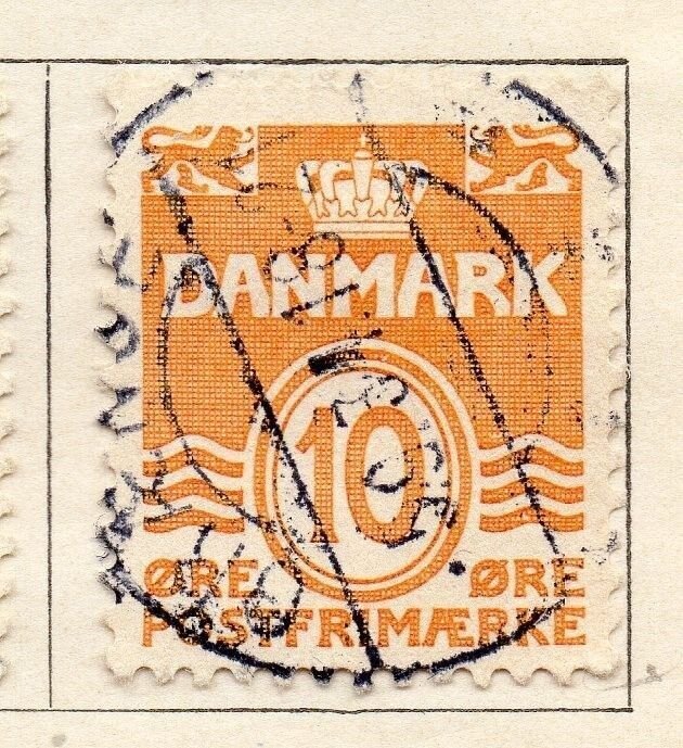 Denmark 1933-34 Early Issue Fine Used 10ore. 106668