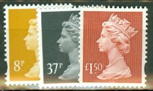 HX: Great Britain MH249A//283 MNH (18 including MH280-283) CV $78.80