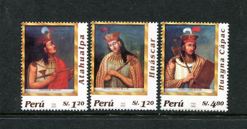 Peru 1386, MNH, Incan Emperors 2004. x29679