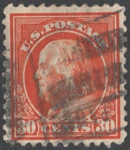 SC#516 30¢ Franklin Single (1917) Used