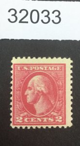 US STAMPS #528c MINT OG H DOUBLE IMPRESSION LOT #32033