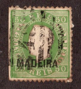 *KAPPYSstamps 17955 SPAIN MADERIA OVERPRINT SCOTT 11 $140 NATURAL STRAIGHT EDGE