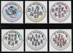 St Helena Scott #'s 931 - 936 MNH