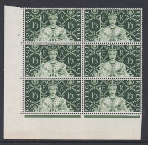 Sg534a 1953 Coronation 1/3 cylinder block 2 no with clover leaf flaw R20/1 U/M