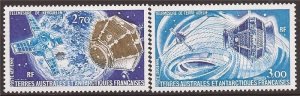 Fr. Southern & Antarctic Terr. - 1977-9 Satellite Survey 2 Stamp Hi Values