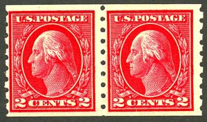 U.S. #413 MINT PAIR OG LH