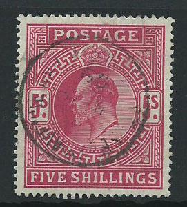 GB Edward VII  SG 264   Good used  at 20% cat lightest co...