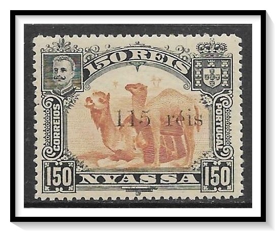 Nyassa #45 Camels Surcharged NG