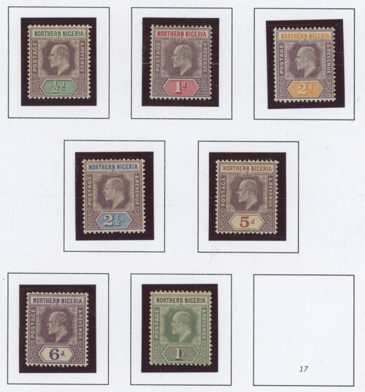 Northern Nigeria #10-16 Unused Single