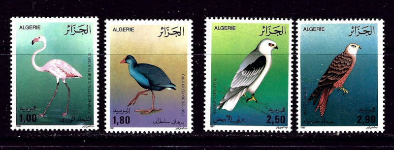 Algeria 849-52 NH 1987 Birds set