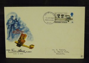 15386   GREAT BRITAIN   FDC # 584    First Trans Atlantic Flight   CV$ 3.90