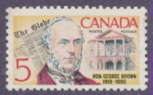 Canada 484 George Brown -   MNH