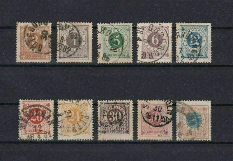 SWEDEN EARLY  STAMPS CAT £150+  REF 5510