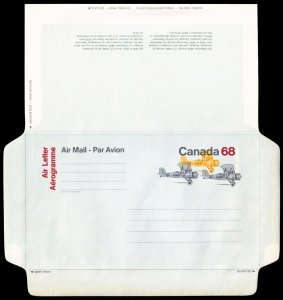Canada Scott UA44 Postal Stationary, Air Letter (1986 ) Mint NH VF M