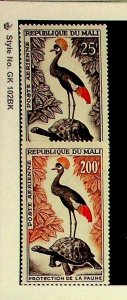 MALI Sc C19-20 NH ISSUE OF 1963 - BIRD & TURTLE