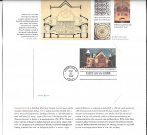 #UX263 FDC USPS Ceremony Program Princeton University (13029)