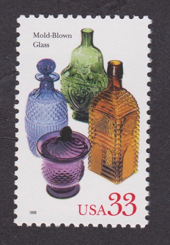 3326 Mold-Blown Glass F-VF MNH single