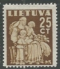 Lithuania  || Scott # 320 - MH  ©