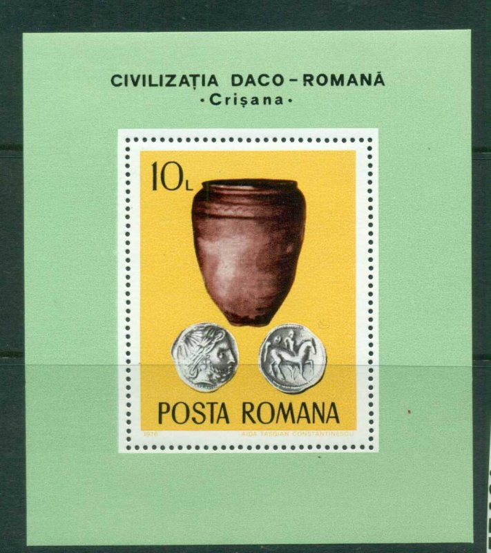 Romania 1976 Daco-Roman Treasures MS MUH lot57461