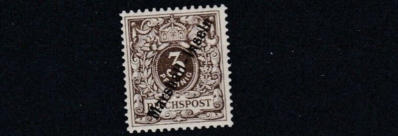 MARSHALL   ISLANDS 1899 - 1900  S G  G11   3PF BROWN GREY MNH