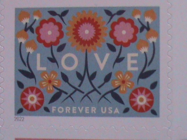 United States- Forever Love Stamps-Lovely Design- MNH Imprint