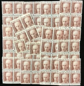 1398   Ernie Pyle   Journalist   100 MNH 16 Cents Stamp   Issued in 1971