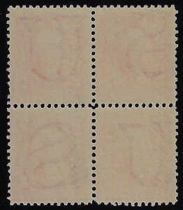 Scott #301 - $100.00 – F/VF-OG-NH – Block of four with brilliant color.