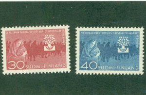 FINLAND 368-9 MNH BIN $1.80 CV $1.00