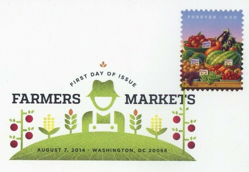 Scott 4912-4915 Farmers Market Set of 4 DCP Cancel First Day Covers