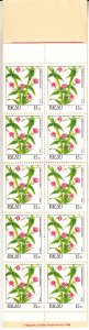 Palau 1987-88 MNH Sc 131a 15c Limnophila aromatica Complete Booklet