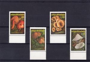 Antigua & Barbuda 1986  Mushrooms Set (4)  Mi #973-976 MNH