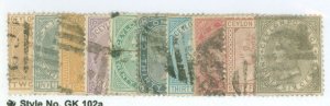 Ceylon #63-4/66-73 Used