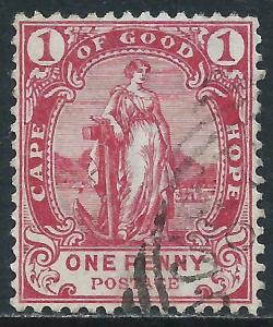 Cape of Good Hope, Sc #60, 1d Used