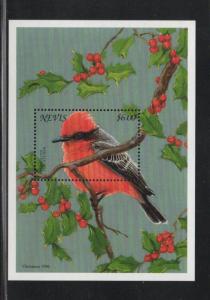 Nevis Sc 993-3 1986 birds Santa stamp sheets mint NH