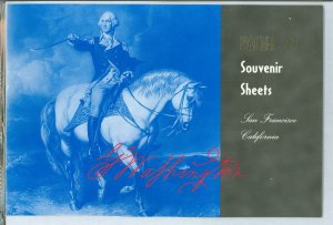 US 3140 pacific 1997 60c washington souvenir pane of 12, FDC ceremony program with full pane and first day cancel enclosed