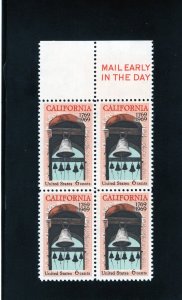 1373 California, MNH Top Mail Early blk/4