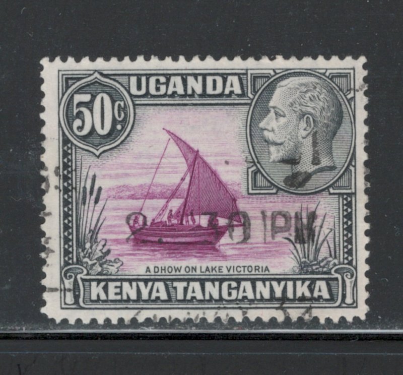 Kenya, Uganda & Tanganyika King George V 50c  Scott # 52 Used