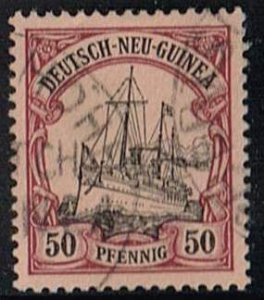 German New-Guinea,Sc.#14 used, Ship SMS Hohenzollern