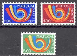 Portugal Sc# 1170-1172 MNH 1973 Europa