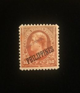 Philippines 219S Unused, Scott CV $175