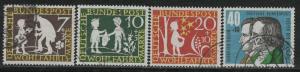 Germany Bund Scott # B368 - B371, used