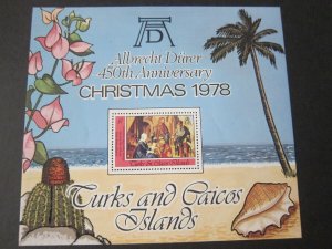Turks & Caicos Islands 1978 Sc 379a Christmas Religion set MNH