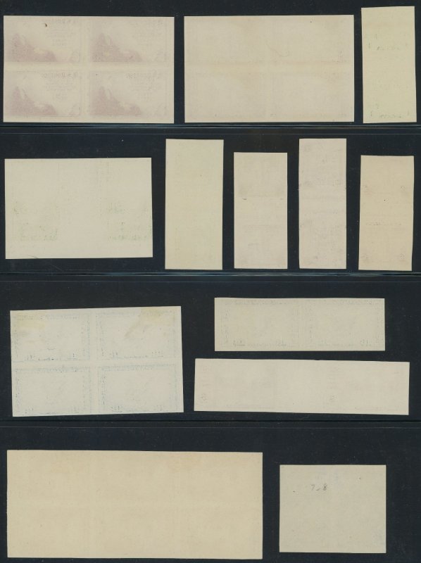 USA - Page of Random Farley Multiples - All are NGAI, mostly never hinged