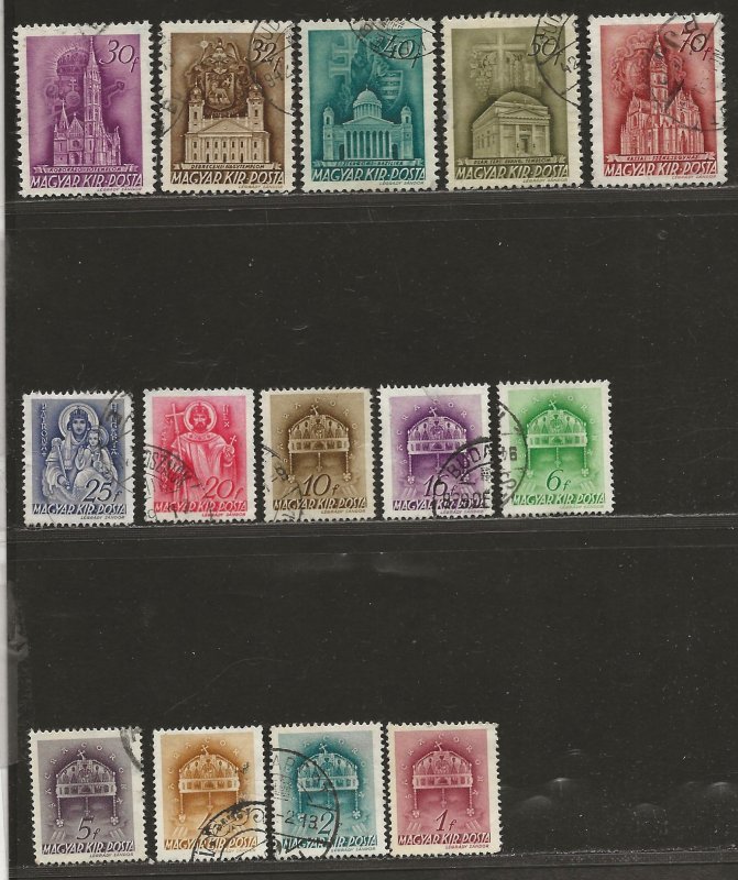 HUNGARY SC# 537-50   FVF/U