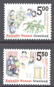 Greenland Sc# 439-440 MNH 2004 Christmas
