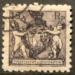 Liechtenstein 61 Used Scott Catalogue $70.00