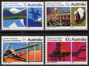 AUSTRALIA SG#469-472 Oil & Gas Petroleum Industry (1970) MNH